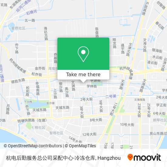 杭电后勤服务总公司采配中心-冷冻仓库 map