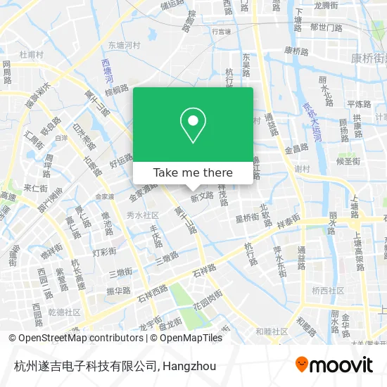 杭州遂吉电子科技有限公司 map