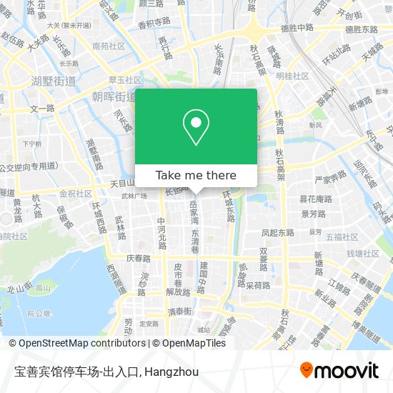 宝善宾馆停车场-出入口 map