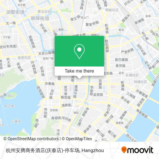 杭州安腾商务酒店(庆春店)-停车场 map