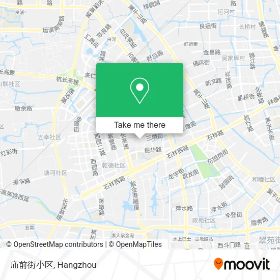 庙前街小区 map
