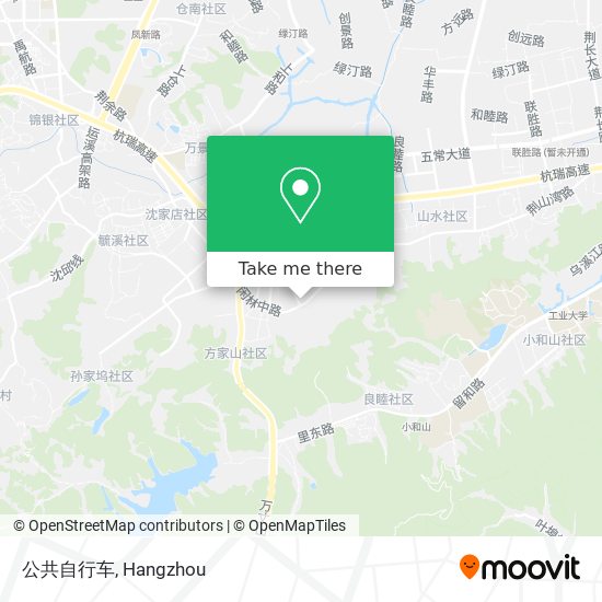 公共自行车 map