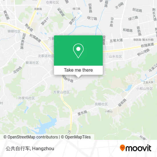 公共自行车 map