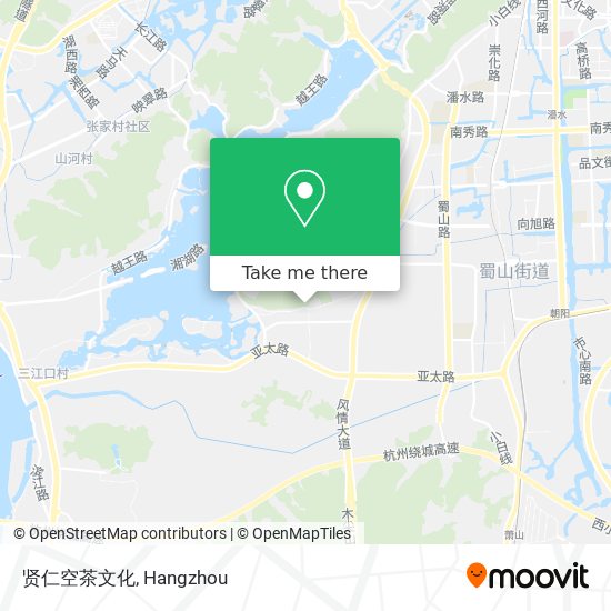 贤仁空茶文化 map