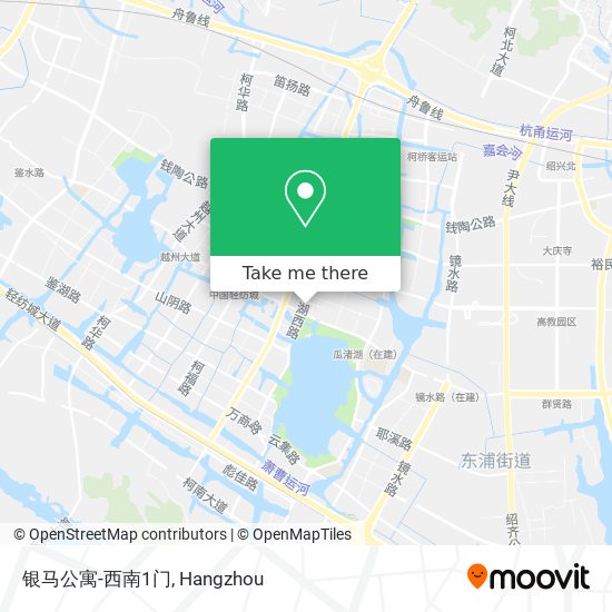 银马公寓-西南1门 map