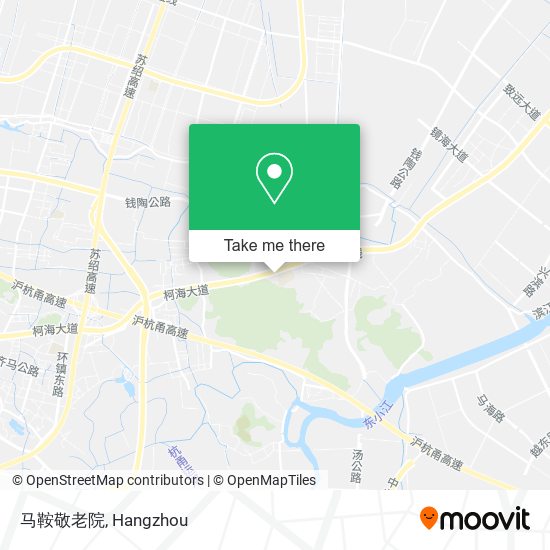 马鞍敬老院 map