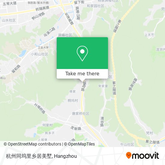 杭州同坞里乡居美墅 map