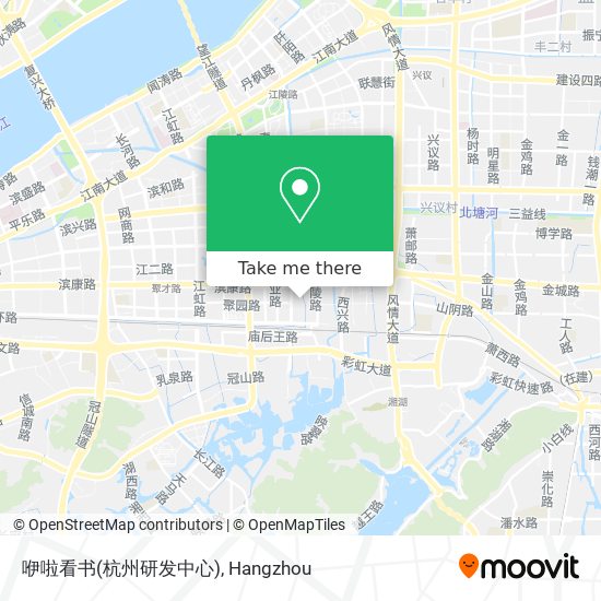 咿啦看书(杭州研发中心) map
