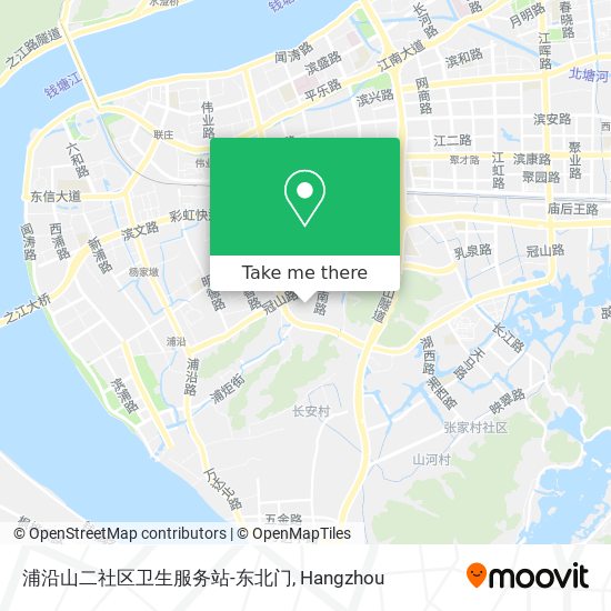 浦沿山二社区卫生服务站-东北门 map