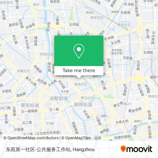 东苑第一社区-公共服务工作站 map
