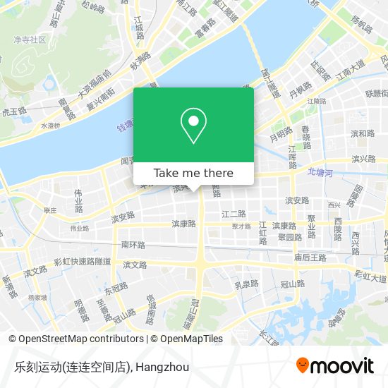 乐刻运动(连连空间店) map