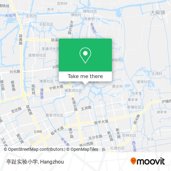 亭趾实验小学 map