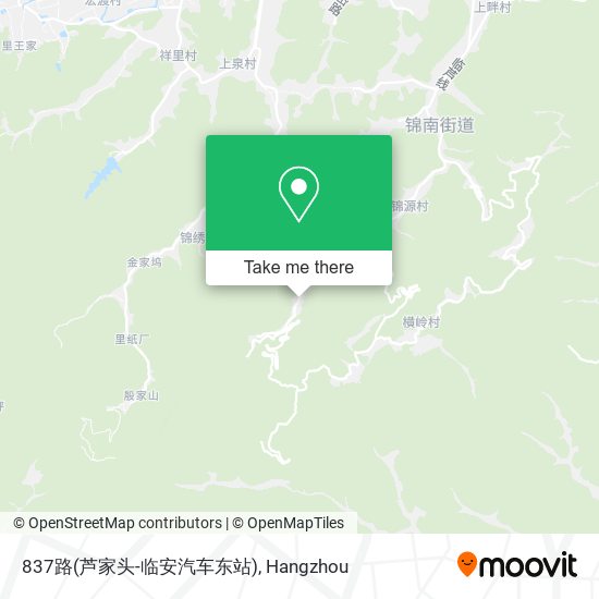 837路(芦家头-临安汽车东站) map