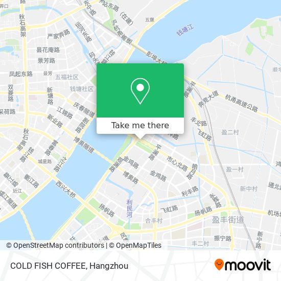 COLD FISH COFFEE map