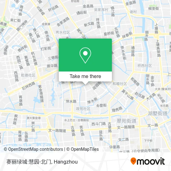 赛丽绿城·慧园-北门 map