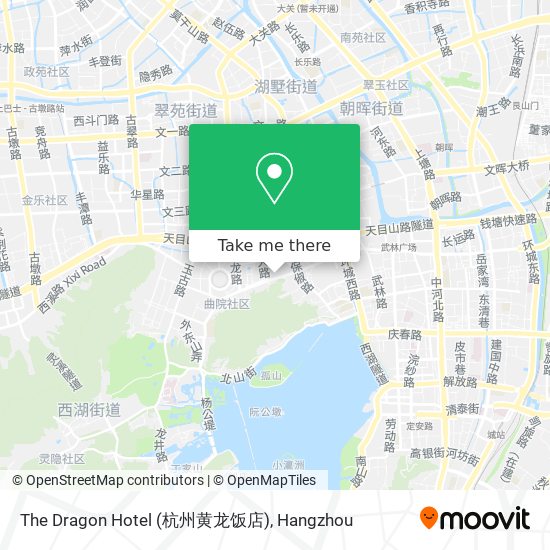 The Dragon Hotel (杭州黄龙饭店) map