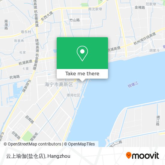 云上瑜伽(盐仓店) map