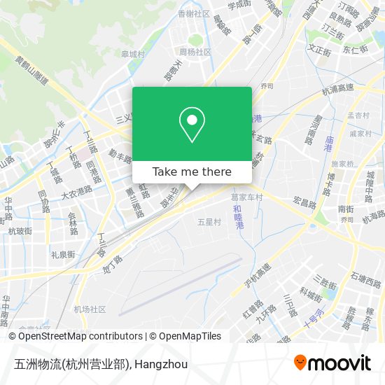 五洲物流(杭州营业部) map
