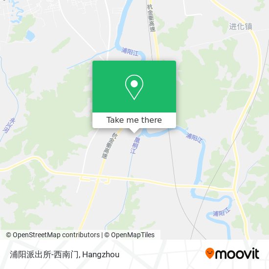 浦阳派出所-西南门 map