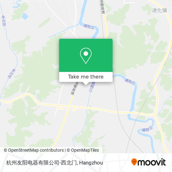 杭州友阳电器有限公司-西北门 map