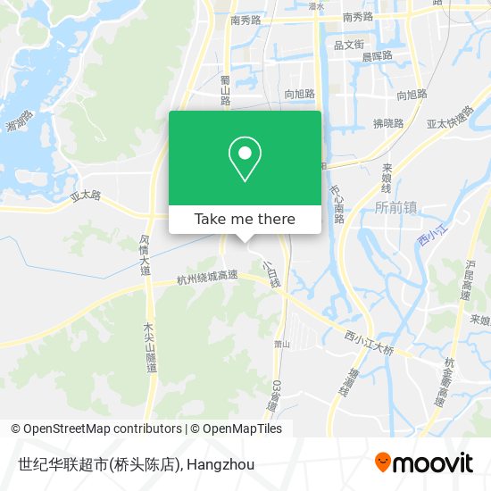 世纪华联超市(桥头陈店) map
