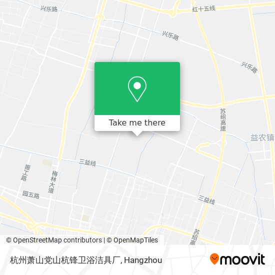 杭州萧山党山杭锋卫浴洁具厂 map