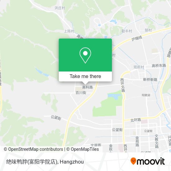 绝味鸭脖(富阳学院店) map