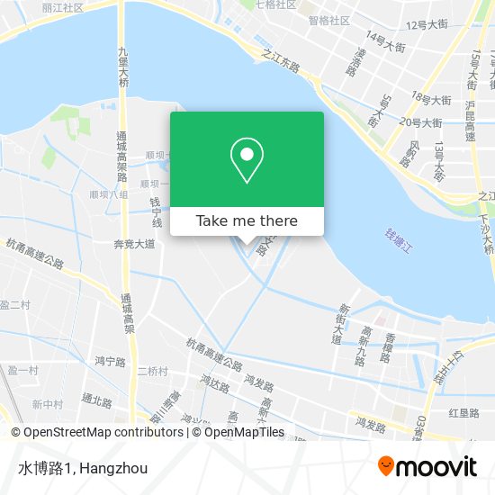 水博路1 map