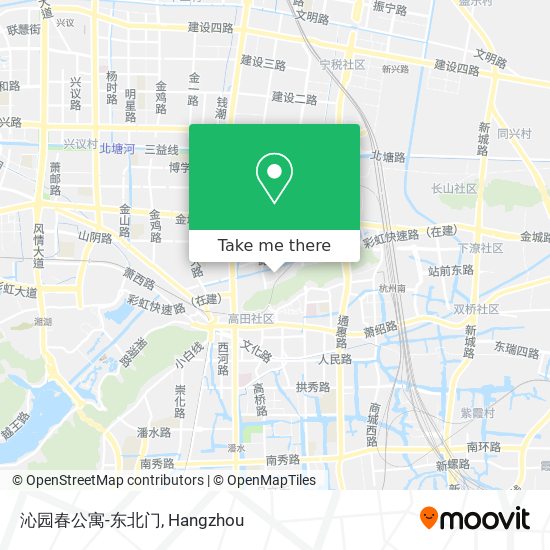 沁园春公寓-东北门 map