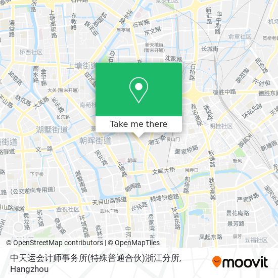 中天运会计师事务所(特殊普通合伙)浙江分所 map