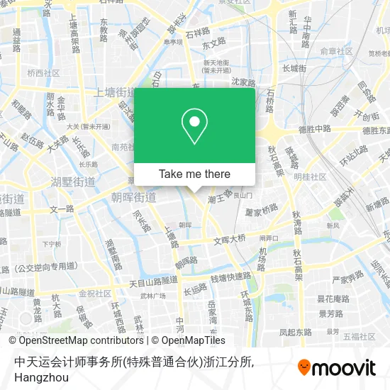 中天运会计师事务所(特殊普通合伙)浙江分所 map