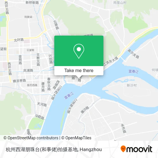 杭州西湖朋珠台(和事佬)拍摄基地 map