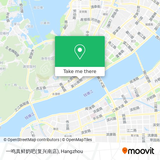 一鸣真鲜奶吧(复兴南店) map