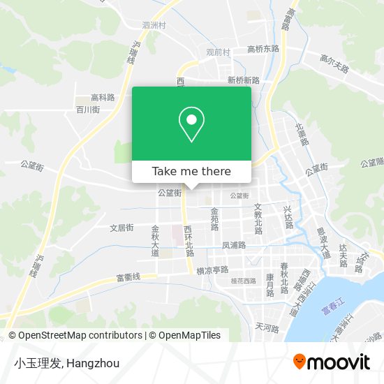 小玉理发 map
