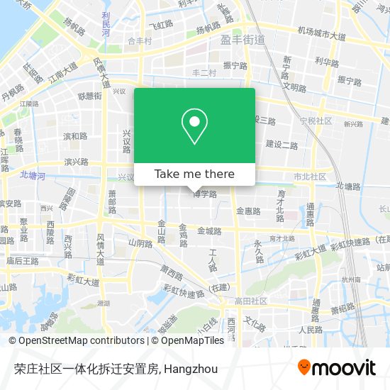 荣庄社区一体化拆迁安置房 map