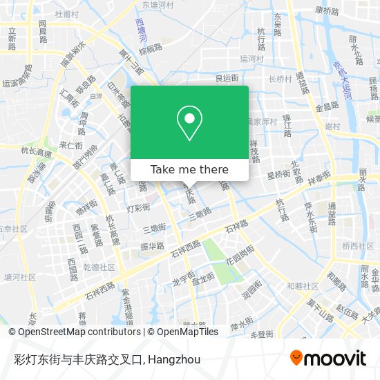 彩灯东街与丰庆路交叉口 map