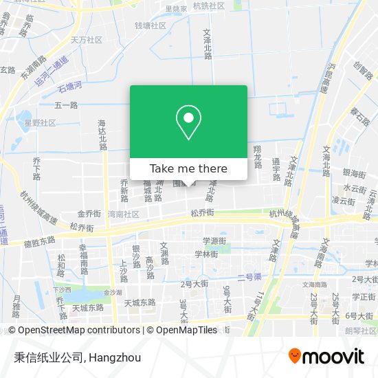 秉信纸业公司 map