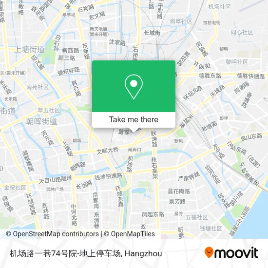 机场路一巷74号院-地上停车场 map