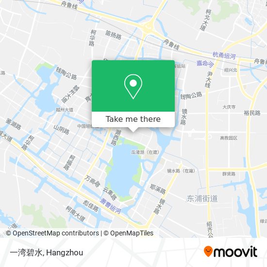 一湾碧水 map