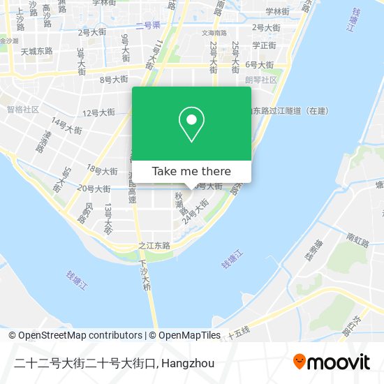 二十二号大街二十号大街口 map