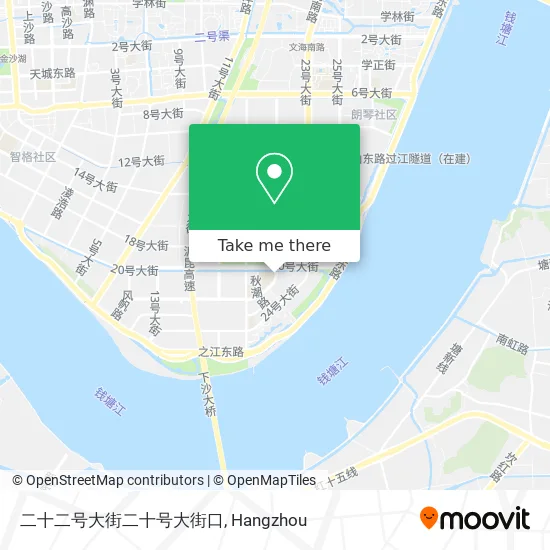 二十二号大街二十号大街口 map