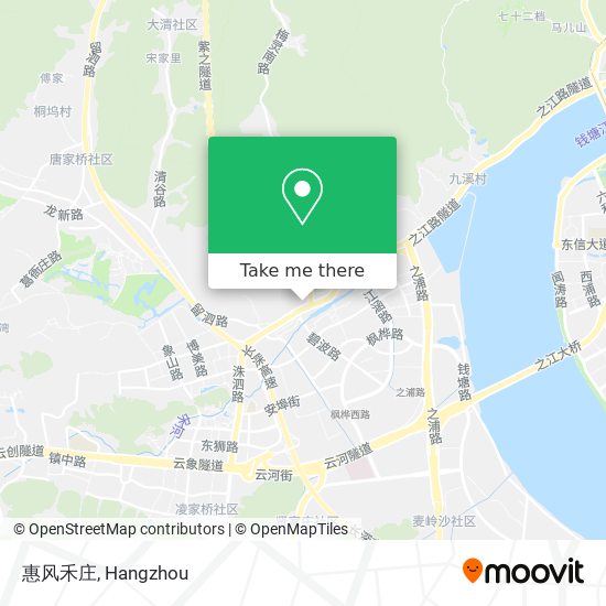 惠风禾庄 map