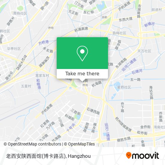 老西安陕西面馆(博卡路店) map