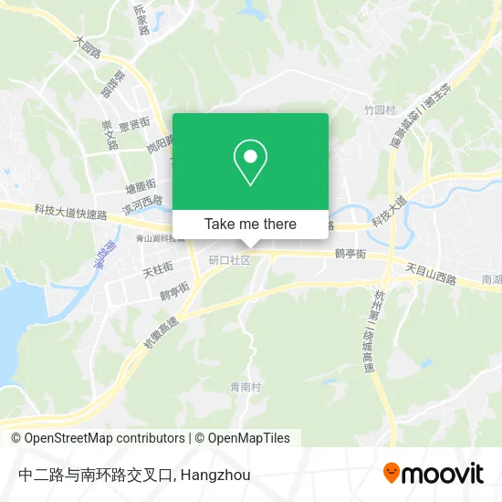 中二路与南环路交叉口 map
