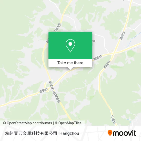 杭州青云金属科技有限公司 map