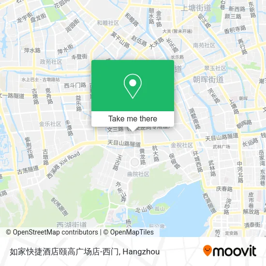 如家快捷酒店颐高广场店-西门 map