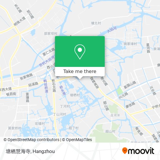 塘栖慧海寺 map