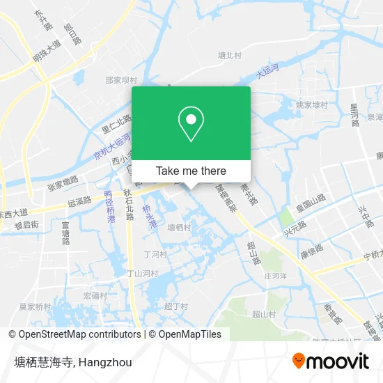 塘栖慧海寺 map