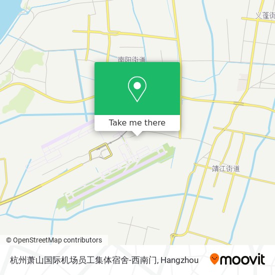 杭州萧山国际机场员工集体宿舍-西南门 map