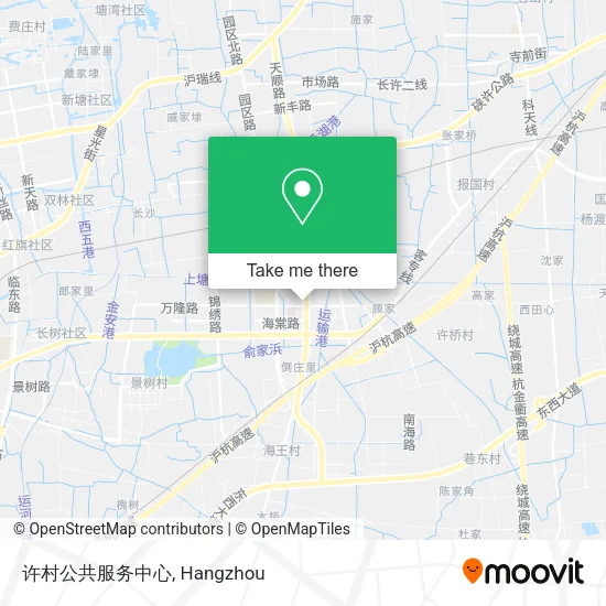 许村公共服务中心 map